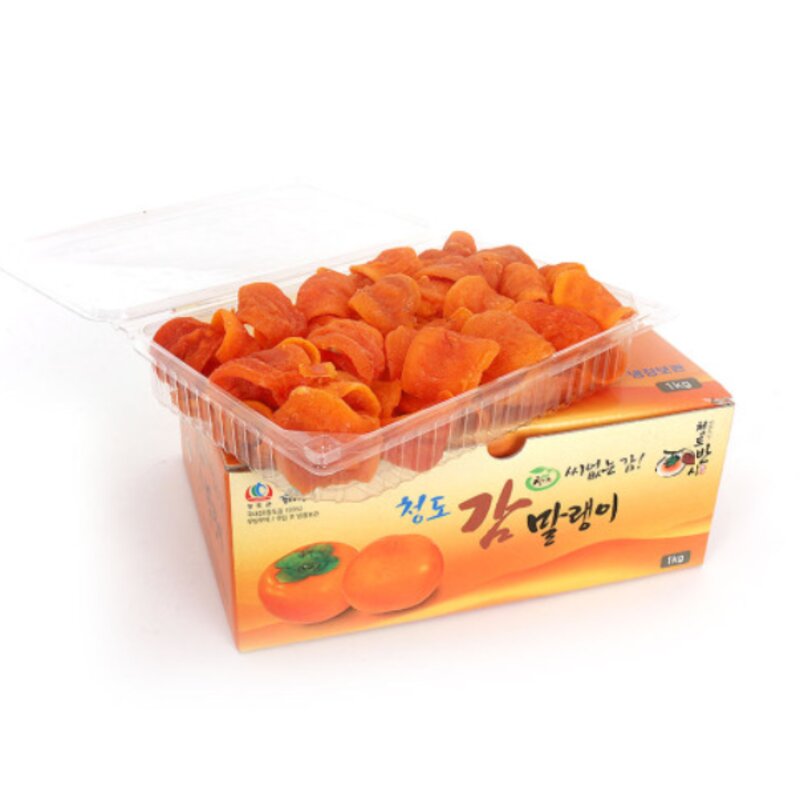 말랑쫀득 감말랭이 곶감 반건시 경북 청도, 1개, 1kg(500g*2)