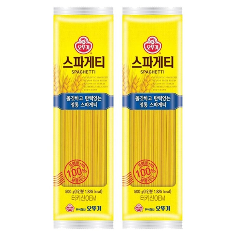 오뚜기 터키 스파게티, 500g, 3개