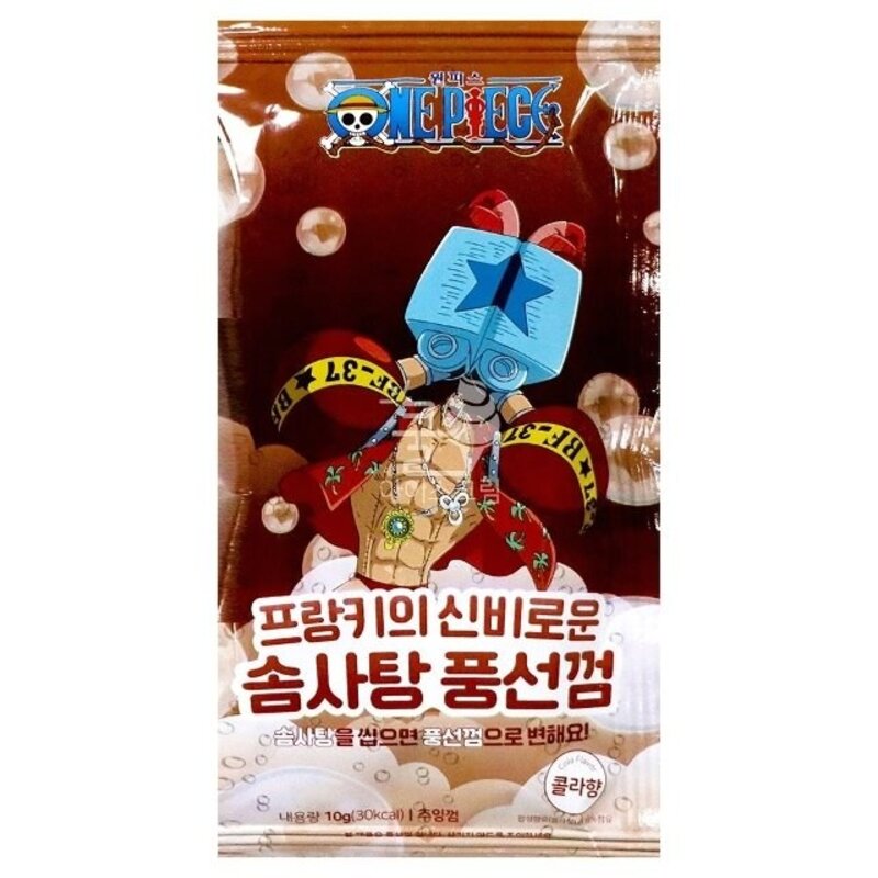 원피스 프랑키의 신비로운 솜사탕 풍선껌 10g, 20개