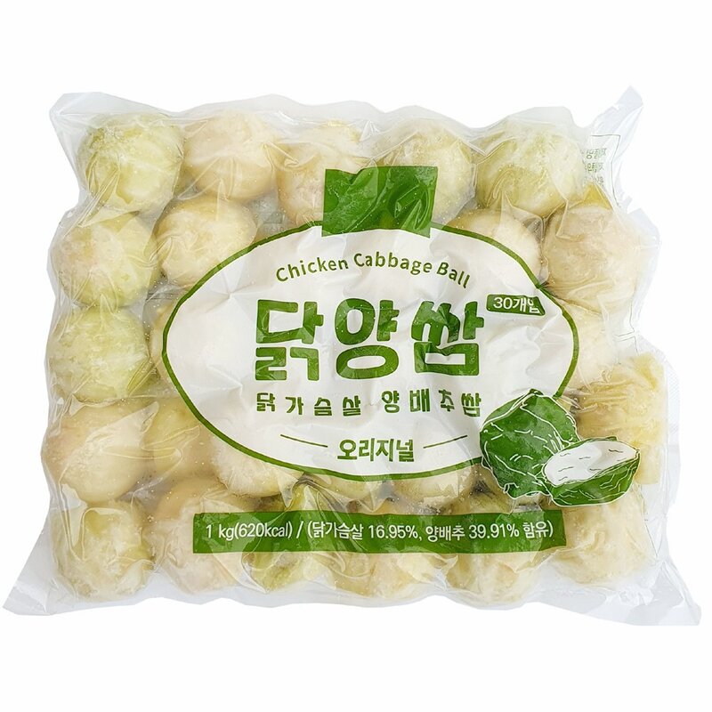 아쿠아링크 닭양쌈 닭가슴살양배추쌈 오리지날, 1kg, 1개