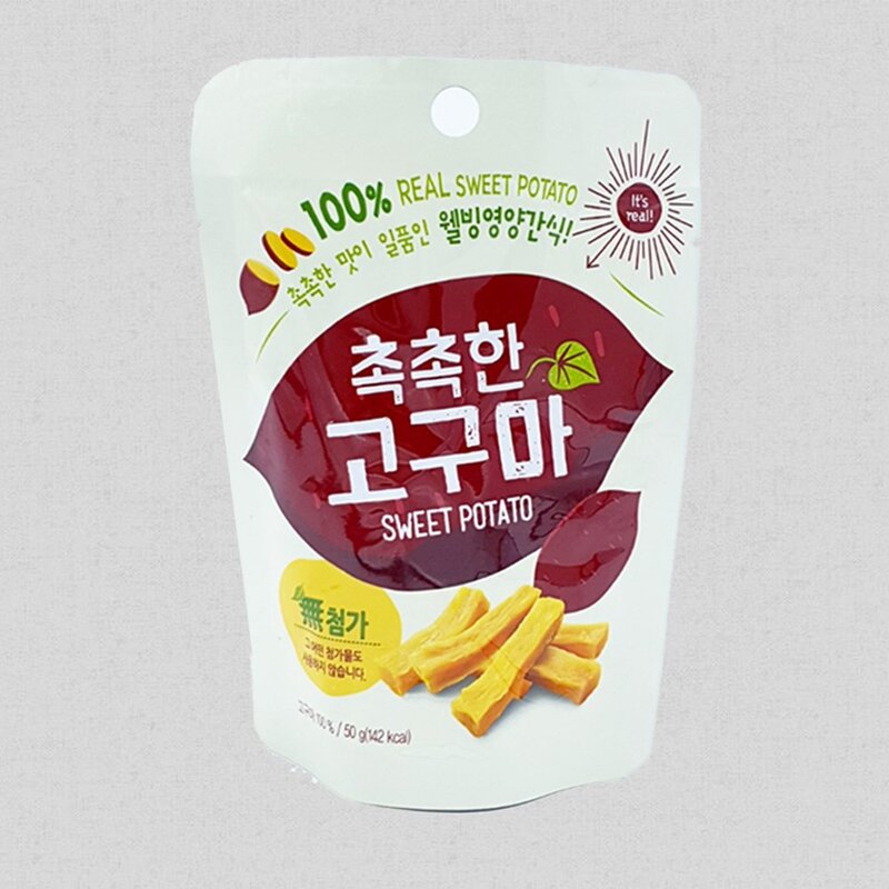 촉촉한 고구마 웰빙건강간식 촉촉한식감, 50g, 10개