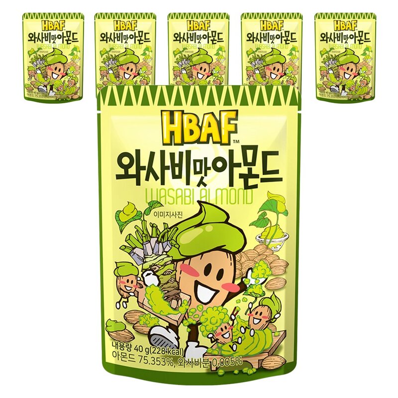 바프 와사비맛 아몬드, 190g, 2개