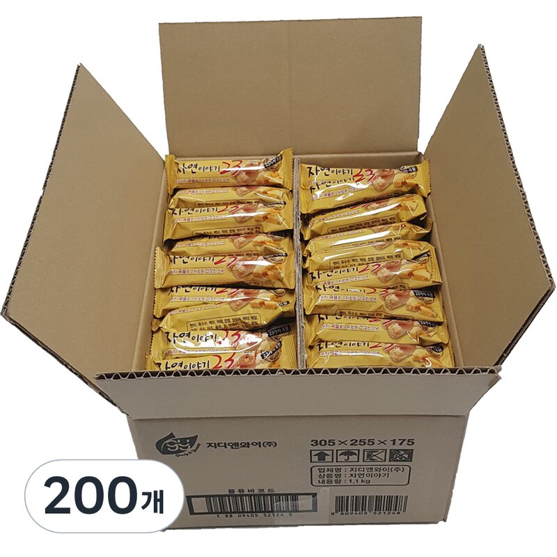 자연이야기 23곡 곡물과자 100p, 1.1kg, 1박스