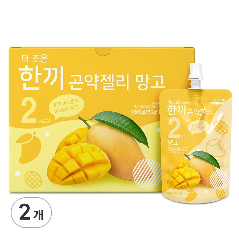 더존건강 더조은 한끼곤약젤리 망고, 1.5kg, 1개