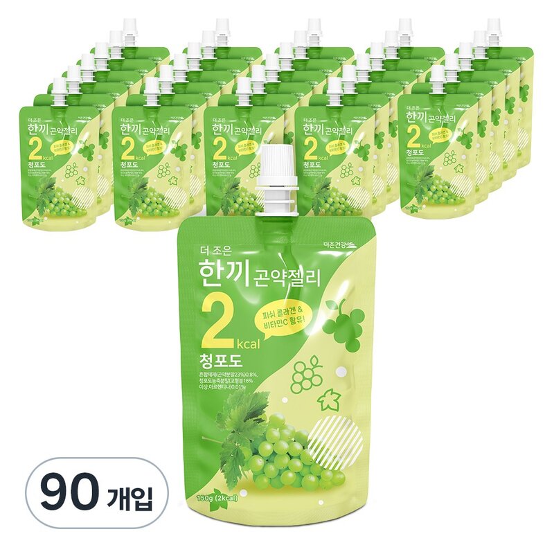 더존건강 더 조은 한끼 곤약젤리 청포도 10개입, 1.5L, 1박스