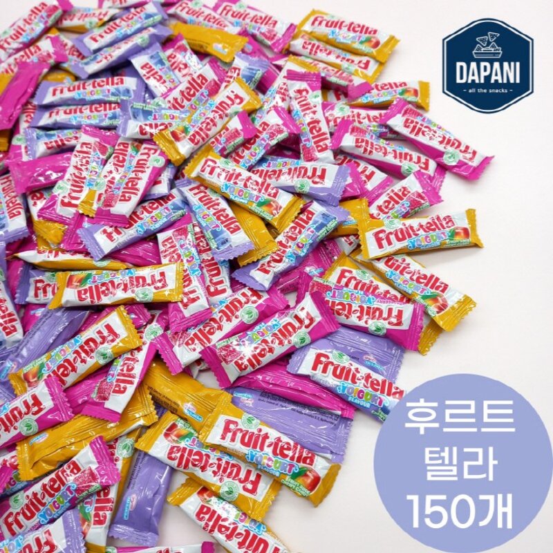 후르트텔라 요구르트 카라멜 간식 캔디 150개