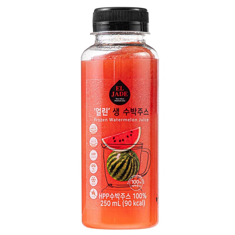 엘제이드 얼린 생 수박주스 (냉동), 250ml, 1개