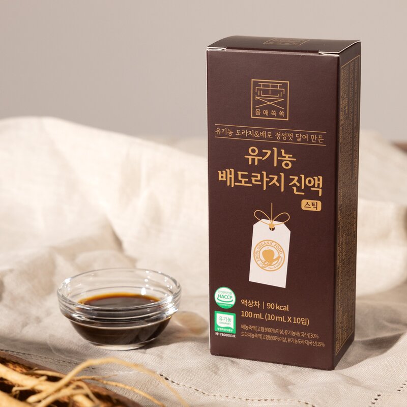 몸애쏙쏙 유기농 배도라지진액 스틱 10p, 100ml, 1개