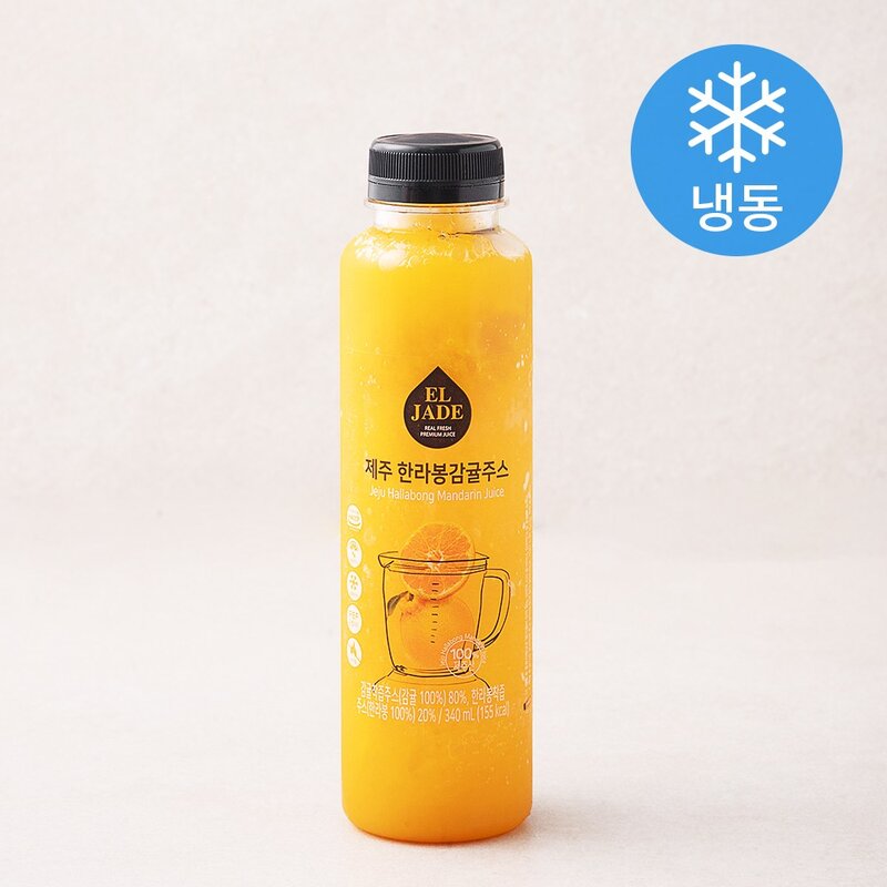 엘제이드 제주 한라봉감귤주스 (냉동), 340ml, 1개