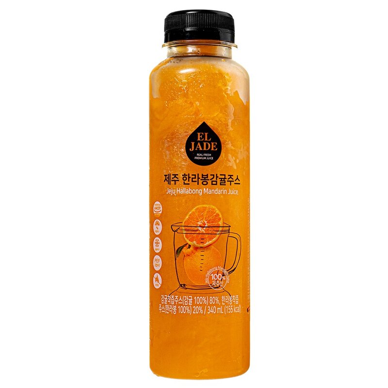 엘제이드 제주 한라봉감귤주스 (냉동), 340ml, 1개