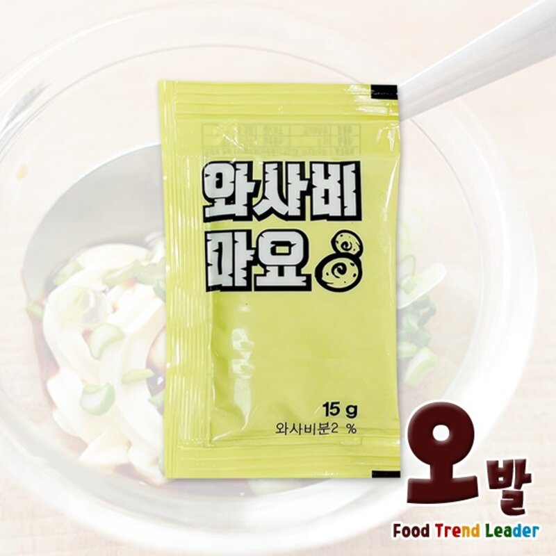 [오발] 매콤 와사비마요15g (그린스퀘어), 10개, 15g