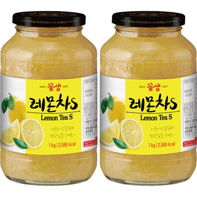 꽃샘 레몬차S, 1개, 2kg