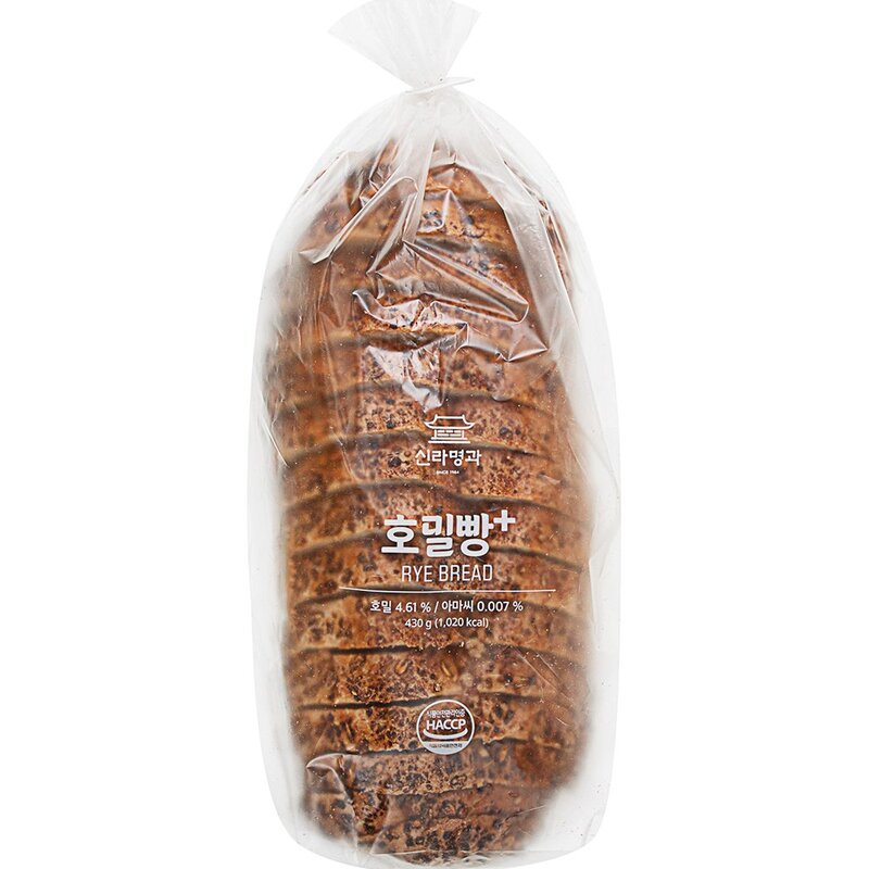 신라명과 호밀빵+, 430g, 1개