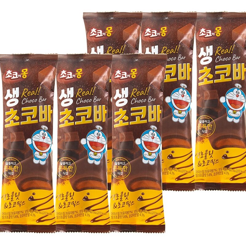 초코에몽 생 초코바 (냉동), 80ml, 6개