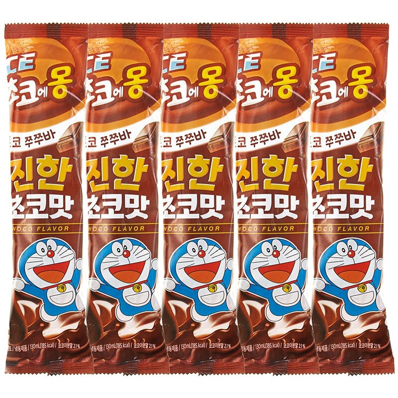 초코에몽 쭈쭈바 (냉동), 130ml, 10개