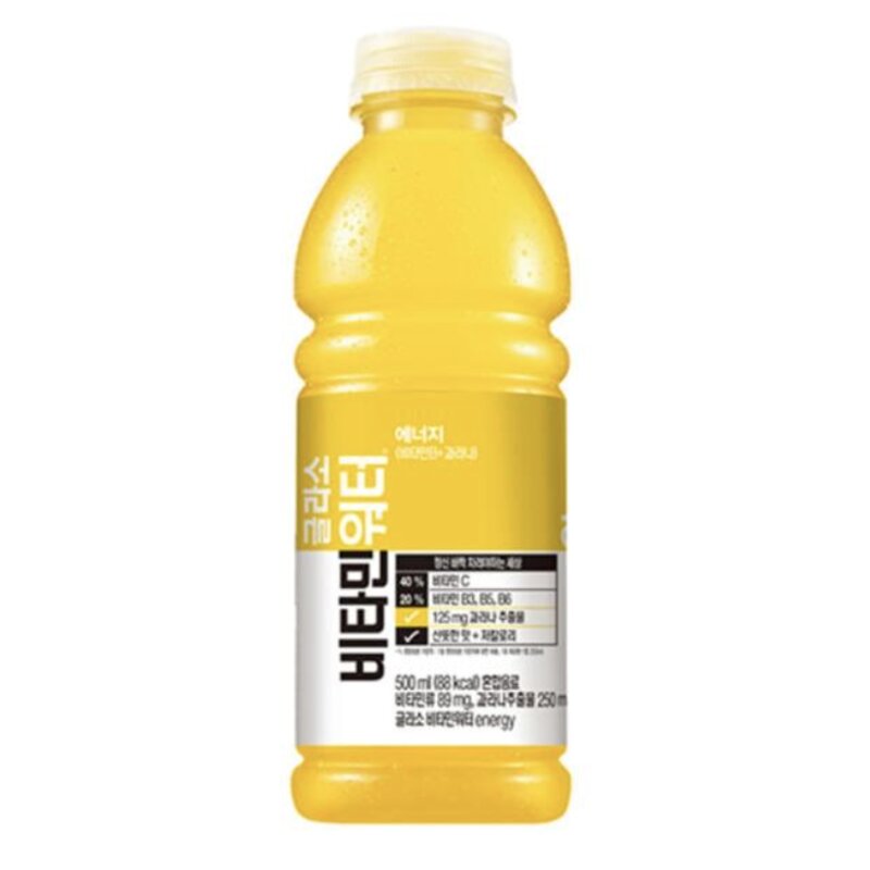 글라소 비타민워터 파워씨 500ml x 12펫, 에너지 500ml x 12pet, 12개