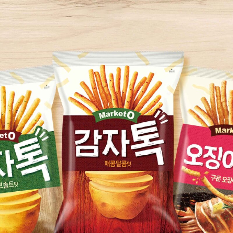 마켓오 감자톡 허브솔트맛, 136g, 2개