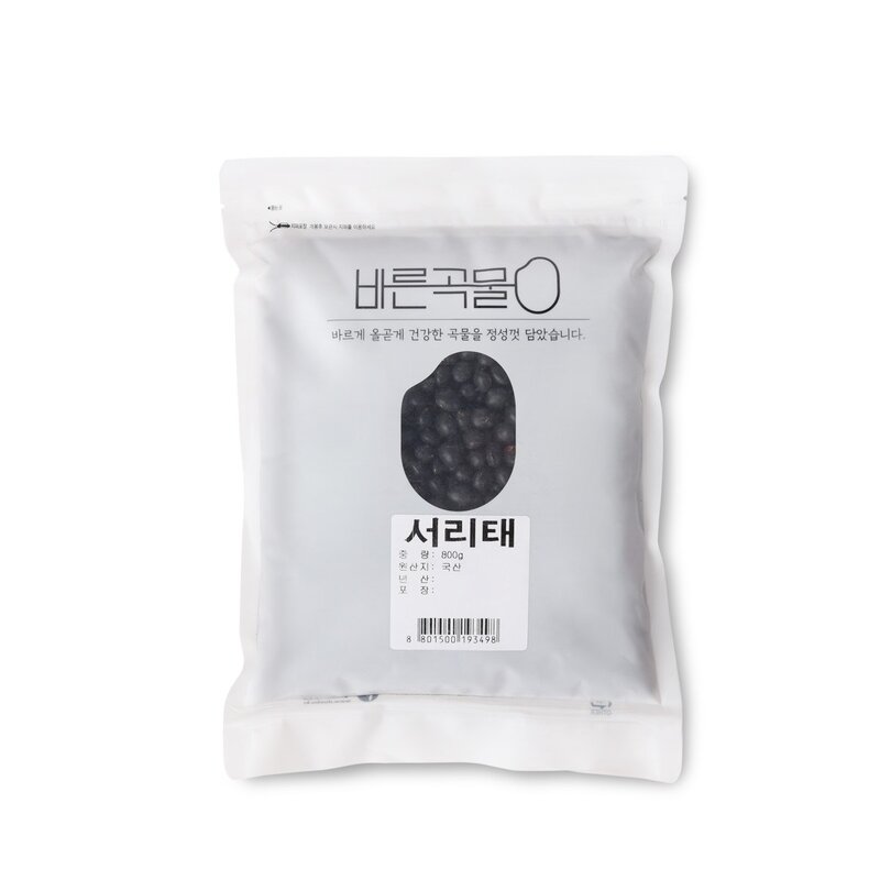 바른곡물 국산 서리태, 800g, 1개