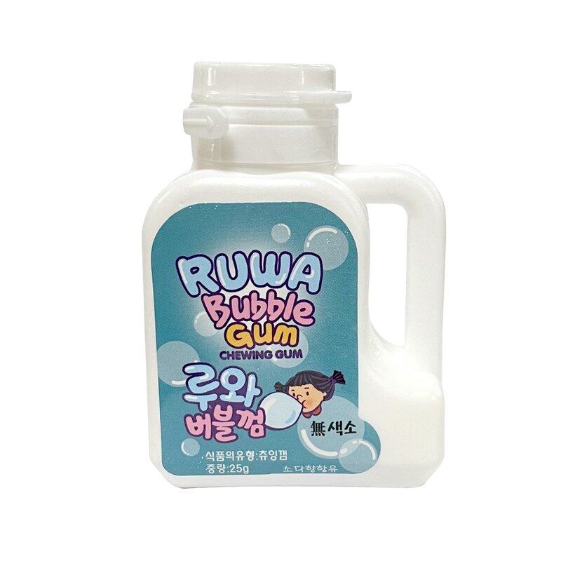 RUWA 루와버블껌 소다향, 25g, 1개