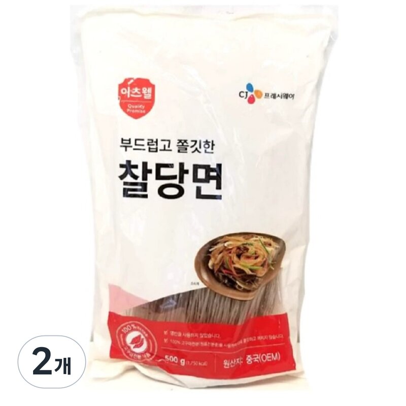 이츠웰 찰당면, 2kg, 1개