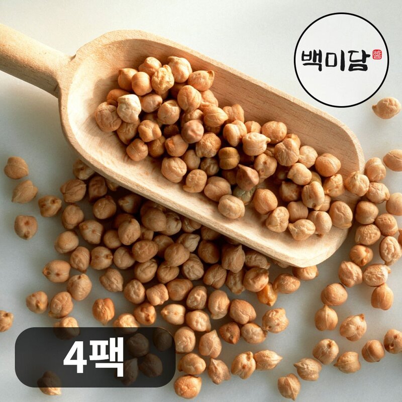 백미담 슈퍼푸드 병아리콩 소포장, 1개, 1kg