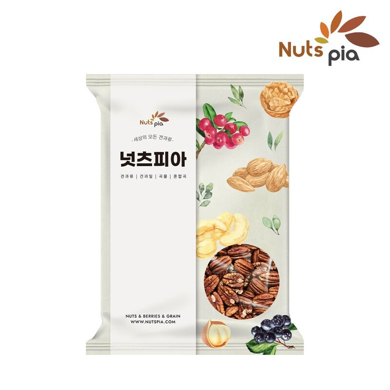 [넛츠피아] 생 피칸반태 200g, 1개