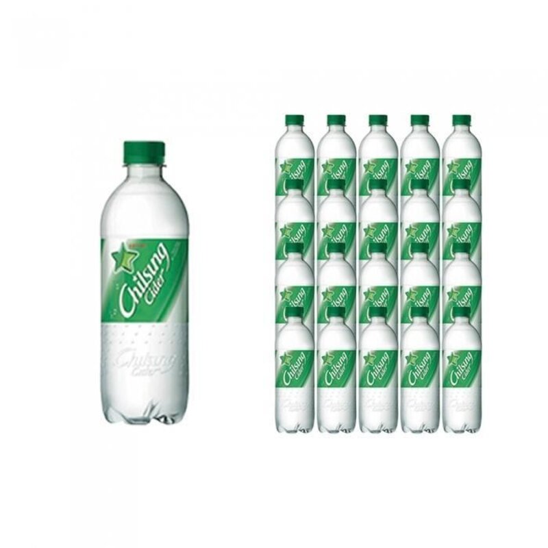 [롯데칠성음료] 칠성사이다 500ml 20페트업소용, 칠성사이다 500ml 20페트 업소용, 20개