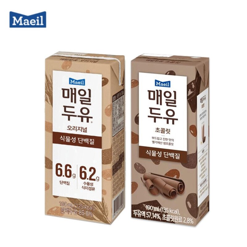 [똑똑]매일두유 오리지널 190ml 12팩, 24개