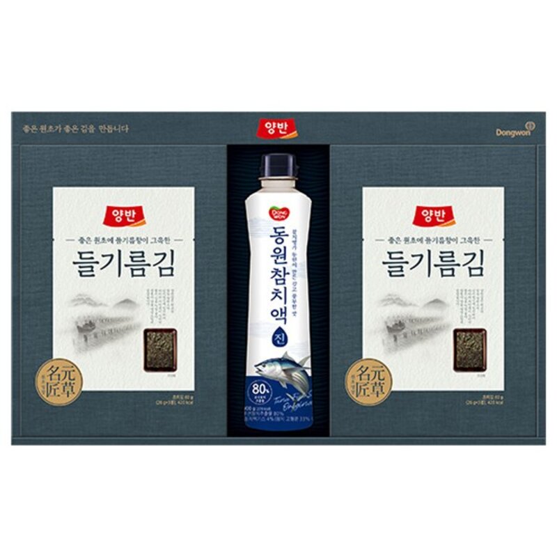 동원 양반김 선물세트 M20호 + 쇼핑백, 1세트