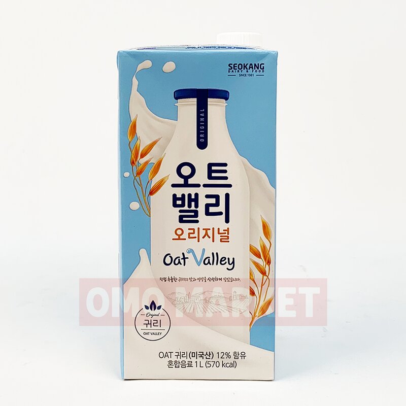 서강유업(주) 오트밸리 오리지널(귀리) 1 000ml, 1L, 5개