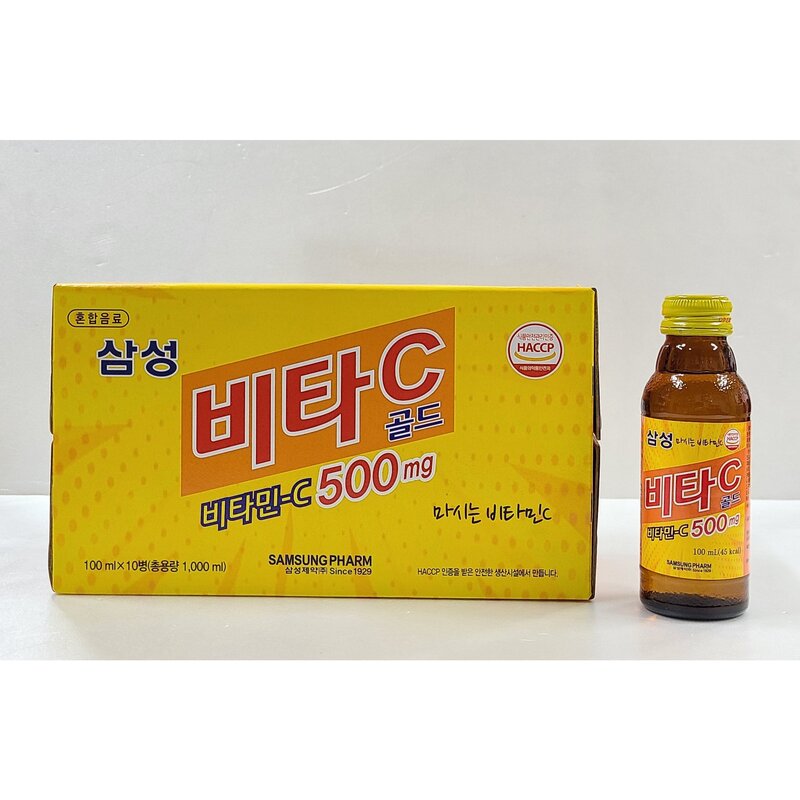 보고신약 비타씨골드 100ml/비타민C 500mg 함유/마시는 비타민 음료 드링크, 10개, 100ml