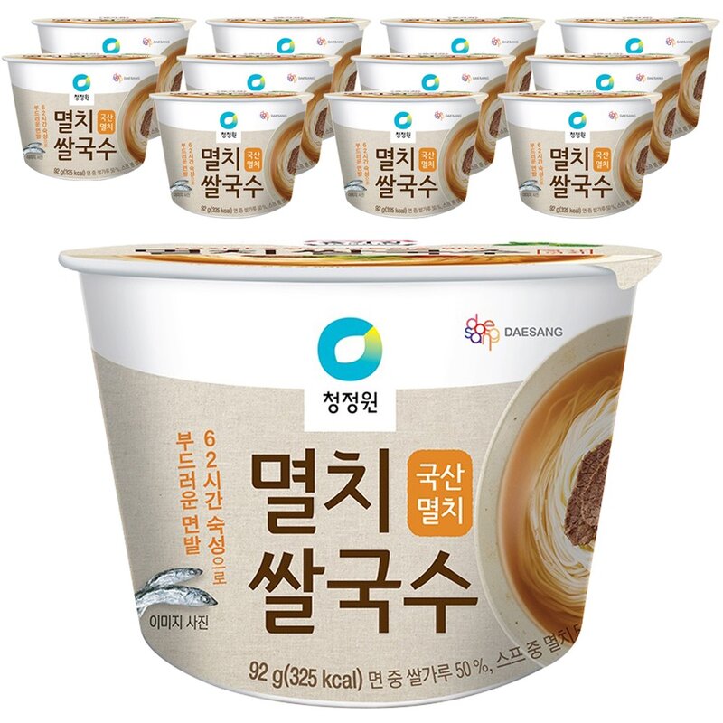 종가집멸치쌀국수, 92g, 6개