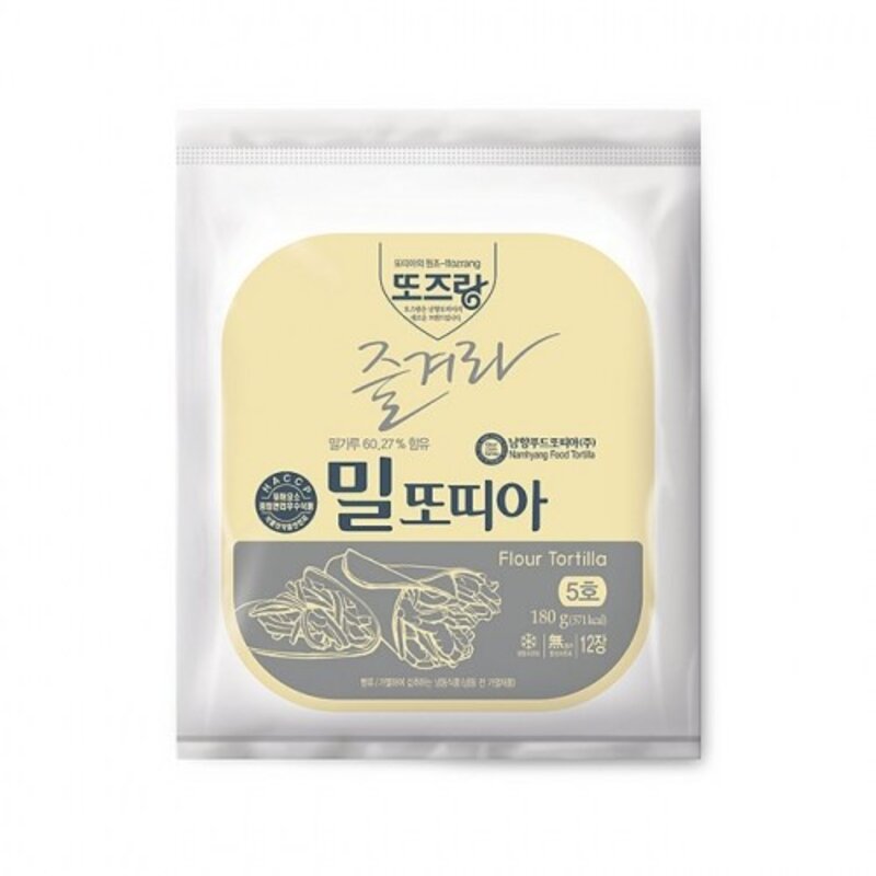 남향 또즈랑 밀 5인치 또띠아 180g, 1개