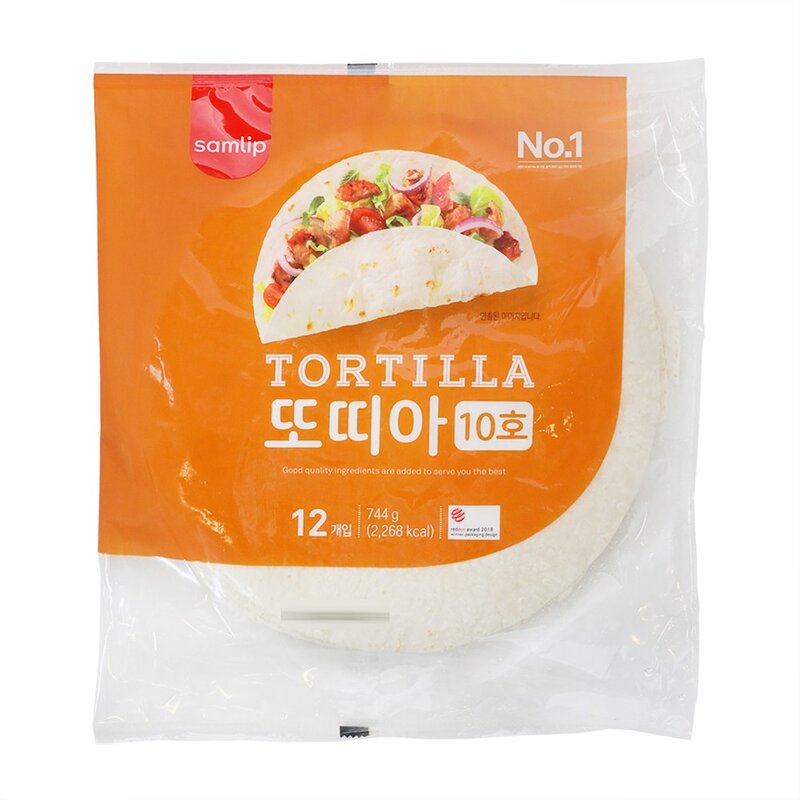 삼립 트루델 밀또띠아 10인치 750g, 1개