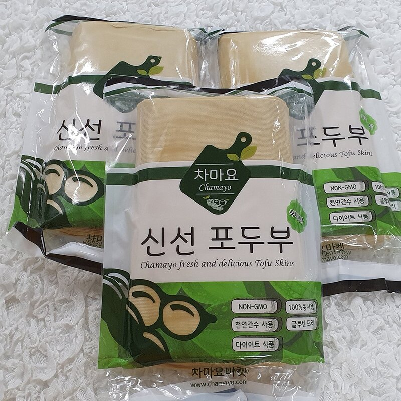 차마요마켓 콩100%(NO-대두분/콩가루) 신선 포두부 건두부, 250g, 1개