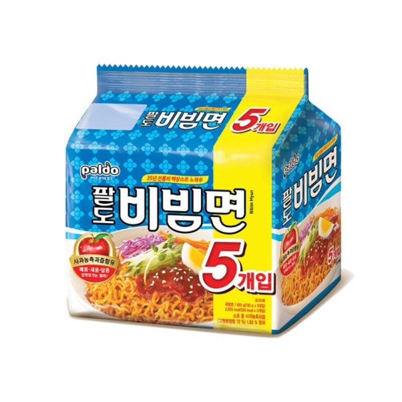 팔도 비빔면 멀티, 4개