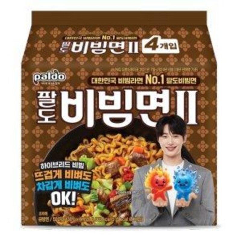 팔도 비빔면2 투 II 하이브리드 130g x 4개