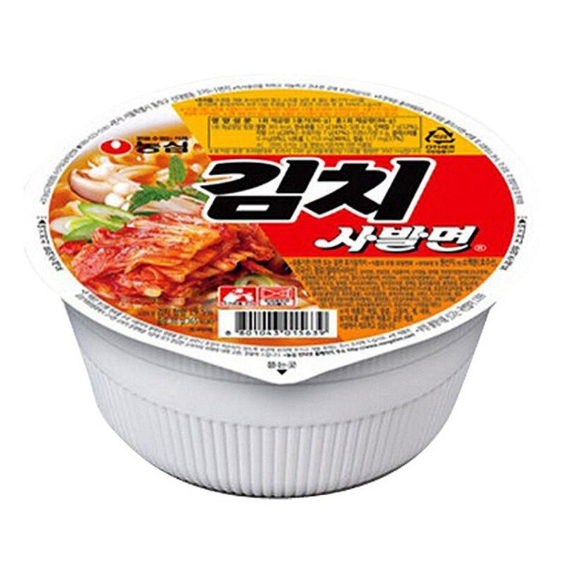 농심 김치 사발면 소컵 86g, 30개