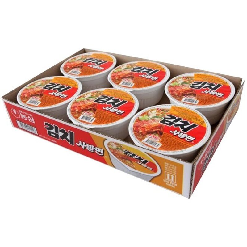 농심 김치 사발면 소컵 86g, 30개