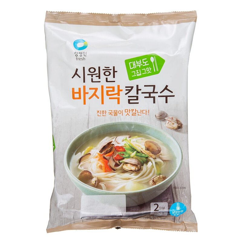 청정원 바지락칼국수, 366g, 1개