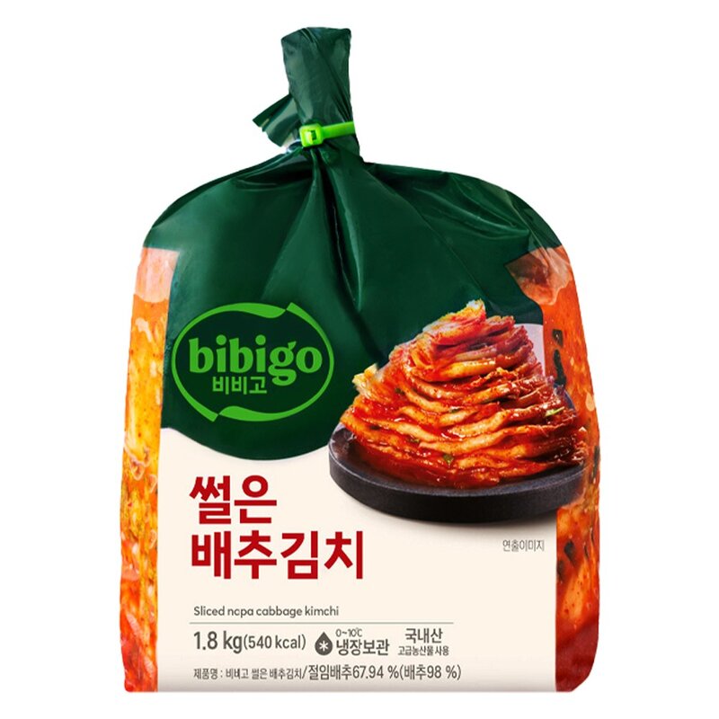 비비고 썰은배추김치, 1.8kg, 1개