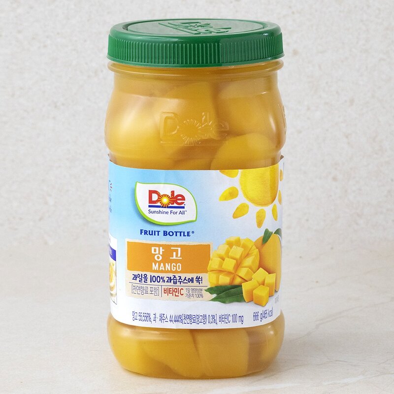 Dole 후룻바틀 망고, 666g, 8개