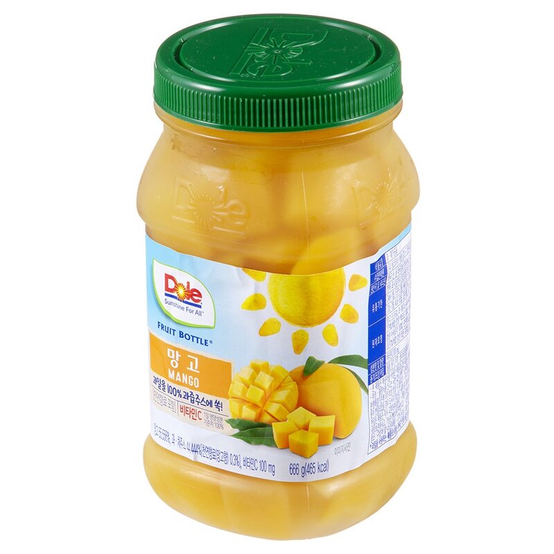 Dole 후룻바틀 망고, 666g, 8개