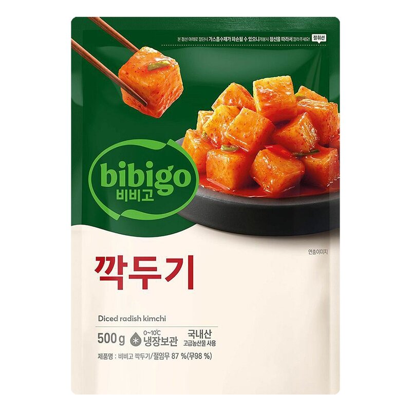 비비고 깍두기, 500g, 1개