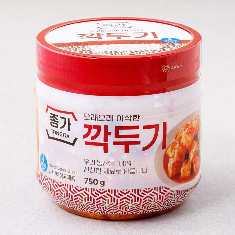 종가 깍두기, 750g, 2개