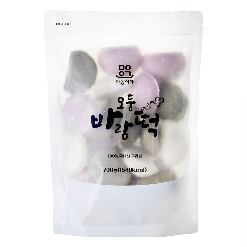 마음이가 모둠 바람떡 (냉동), 700g, 1개