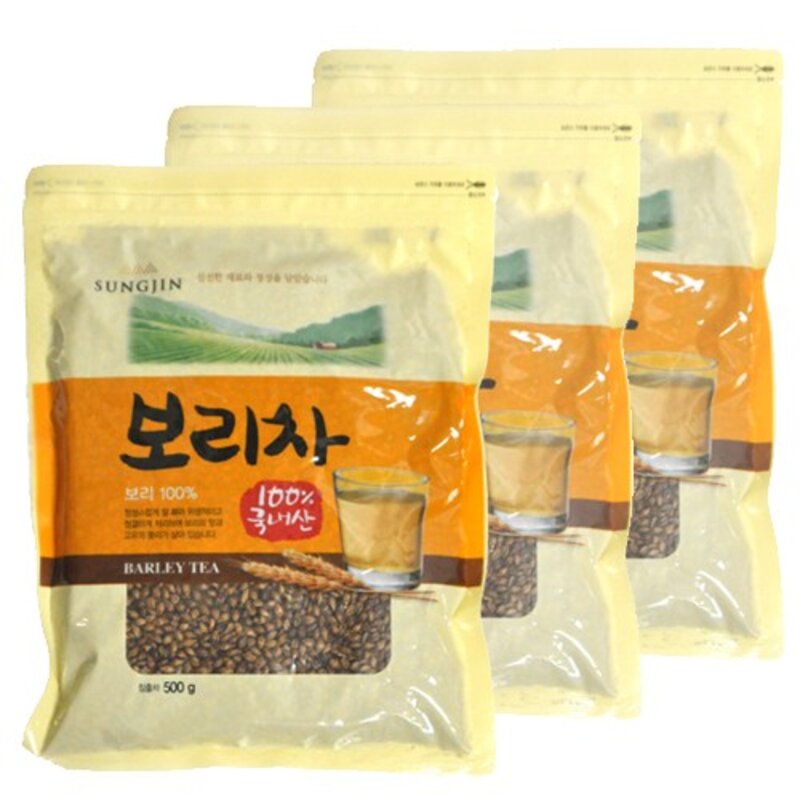 성진 보리차, 500g, 3개