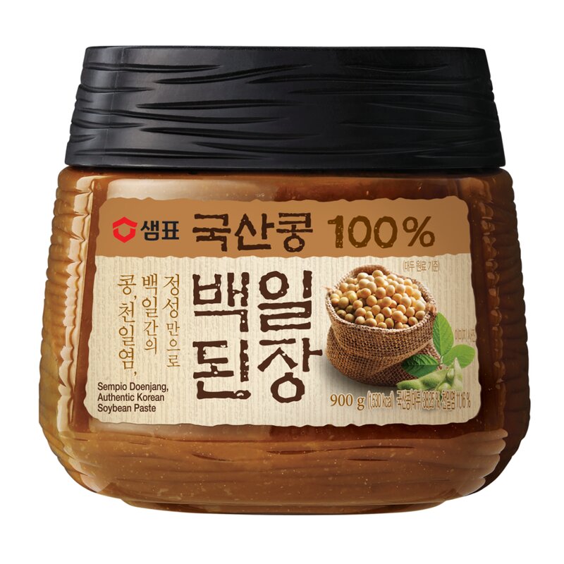 샘표 국산콩 백일된장, 900g, 1개