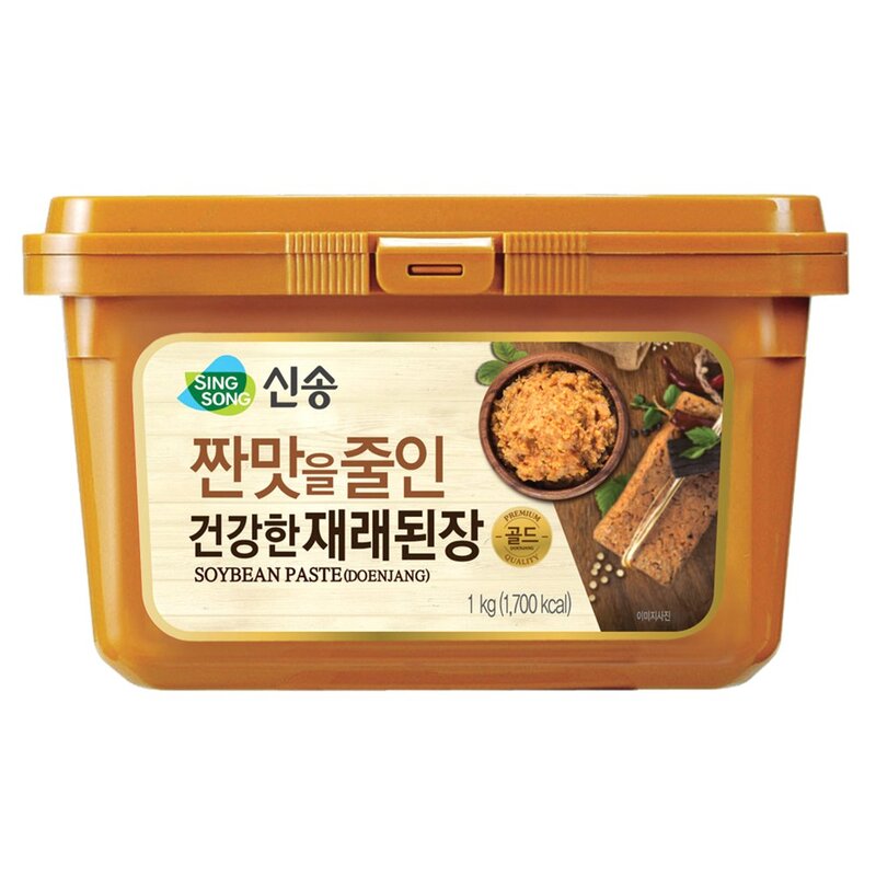 신송 짠맛을 줄인 건강한 재래된장, 1kg, 3개