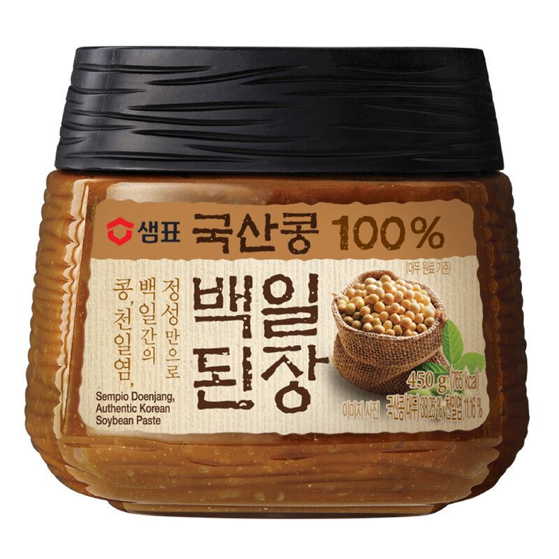 샘표 국산콩 백일된장, 900g, 1개